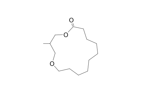 3-Methyl-1,5-dioxacyclopentadecan-6-one