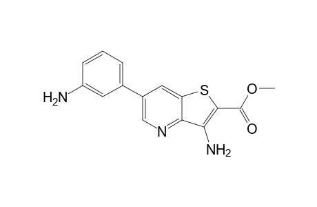 Methyl 3-amino-6-(3-aminophenyl)thieno[3,2-b]pyridine-2-carboxylate