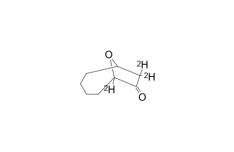 9-OXA-6,8,8-TRIDEUTERO-7-BICYCLO-[4.2.1]-NONANONE