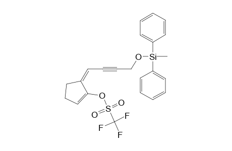 (Z)-5-[4-(METHYLDIPHENYLSILYLOXY)-2-BUTYNYLIDENE]-1-CYCLOPENTENYL-TRIFLUOROMETHANESULFONATE