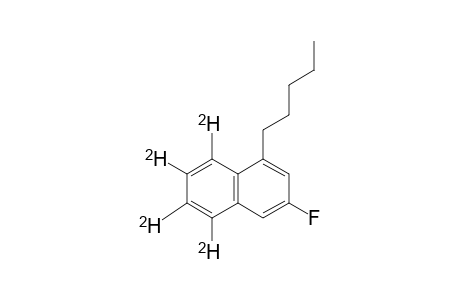 1,2,3,4-TETRADEUTERO-5-PENTYL-7-FLUORONAPHTHALENE;CH2-DERIVATIVE;MINOR