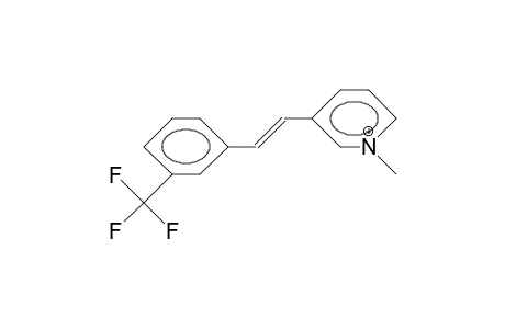 3-(3-Trifluoromethyl-styryl)-N-methyl-pyridinium cation