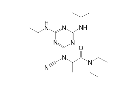 2-{cyano[4-(ethylamino)-6-(isopropylamino)-1,3,5-triazin-2-yl]amino}-N,N-diethylpropanamide