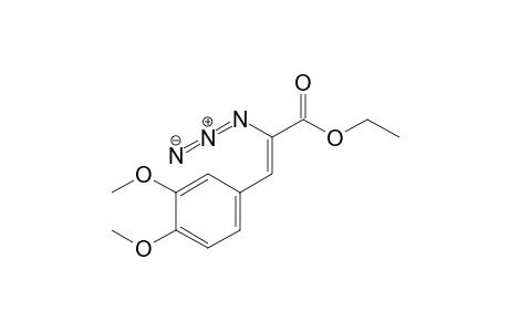 Ethyl .alpha.-azido-3,4-dimethoxycinnamate