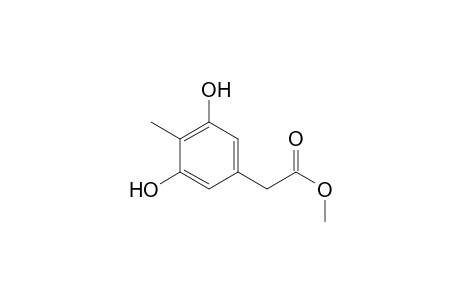 Benzeneacetic acid, 3,5-dihydroxy-4-methyl-, methyl ester