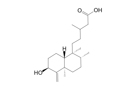 3.beta.-hydroxyclerod-4(18)-en-15-oic acid