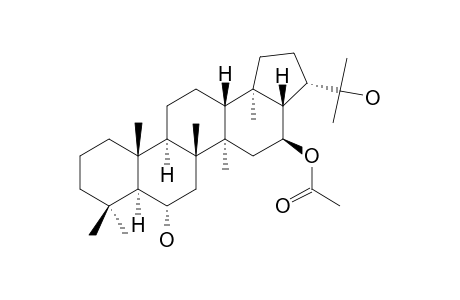 16.beta.-Acetoxy-hopane-6.alpha.,22-diol