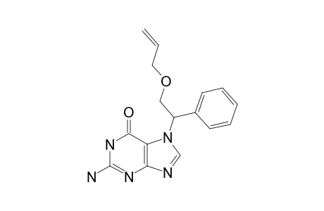7-(2-ALLYLOXY-1-PHENYLETHYL)-2-AMINOPURIN-6-ONE