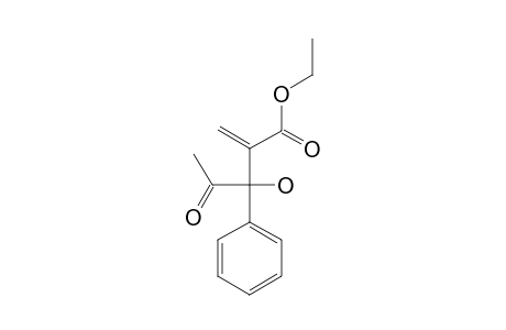 ETHYL-2-(1-HYDROXY-2-OXO-1-PHENYLPROPYL)-ACRYLATE