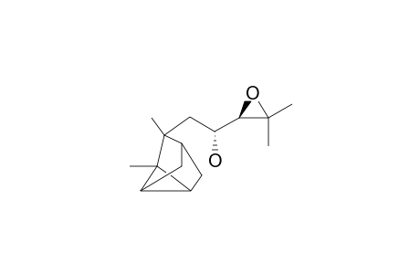 (+)-ALPHA-SANTALAN-10,11-EPOXY-9-OL;1-(3,3-DIMETHYLOXIRAN-2-YL)-2-(2,3-DIMETHYLTRICYCLO-[2.2.1.0(2,6)]-HEPT-3-YL-ETHANOL