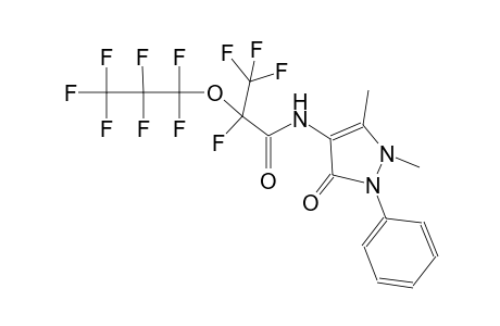 N-(1,5-dimethyl-3-oxo-2-phenyl-2,3-dihydro-1H-pyrazol-4-yl)-2,3,3,3-tetrafluoro-2-(1,1,2,2,3,3,3-heptafluoropropoxy)propanamide