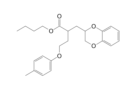 Butyl 2-((2,3-Dihydrobenzo[b][1,4]dioxin-2-yl)methyl)-4-(p-tolyloxy)butanoate