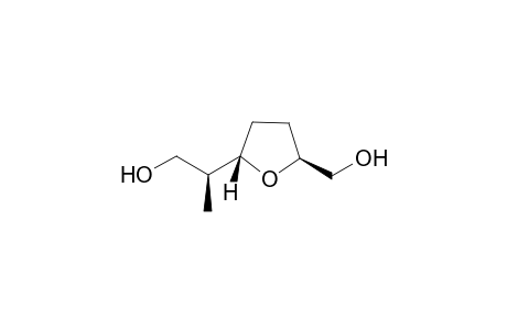 (2' S)-2-[5'-Hydroxymethyl-tetrahydrofuran-2'-yl])-propan-1-ol