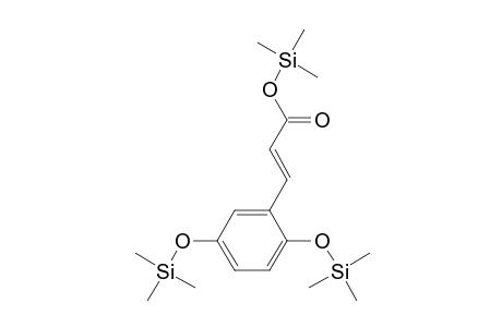 2-Propenoic acid, 3-[2,5-bis[(trimethylsilyl)oxy]phenyl]-, trimethylsilyl ester