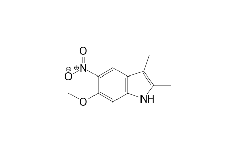 6-Methoxy-2,3-dimethyl-5-nitro-1H-indole