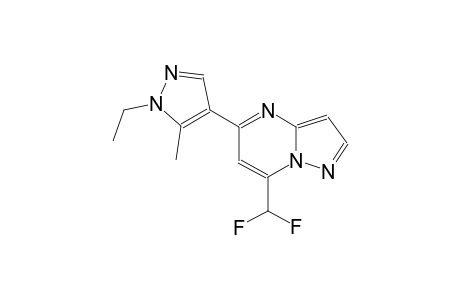 7-(difluoromethyl)-5-(1-ethyl-5-methyl-1H-pyrazol-4-yl)pyrazolo[1,5-a]pyrimidine