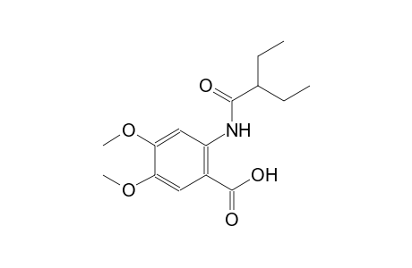 2-[(2-ethylbutanoyl)amino]-4,5-dimethoxybenzoic acid