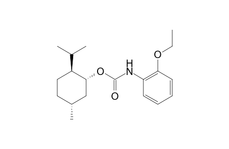 (2-Ethoxy-phenyl)-carbamic acid (1 R,2S,5R)-2-isopropyl-5-methyl-cyclohexyl ester