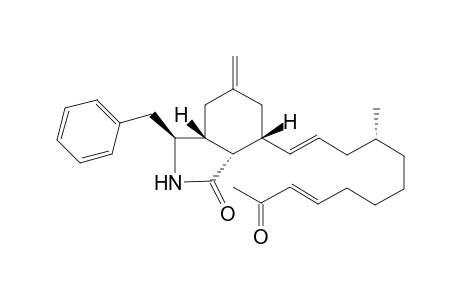 1H-Cyclotridec[d]isoindole, [13]cytochalasa-6,13-diene-1,23-dione deriv.
