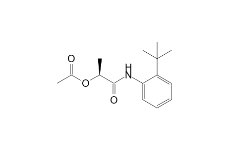 (2S)-N-(2-tert-Butylphenyl)-2-acetoxypropionamide