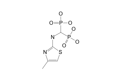 (4-METHYLTHIAZOL-2-YL)-AMINOMETHYLENEBISPHOSPHONIC-ACID