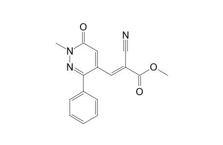 2-Methyl-6-phenyl-5-[2'-(methoxycarbonyl)-2'-cyanoethenyl]-1,2-diazin-3(3H)-one