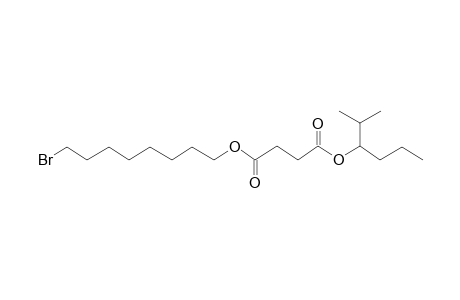 Succinic acid, 8-bromooctyl 2-methylhex-3-yl ester