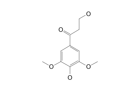 3-hydroxy-1-(4-hydroxy-3,5-dimethoxy-phenyl)propan-1-one