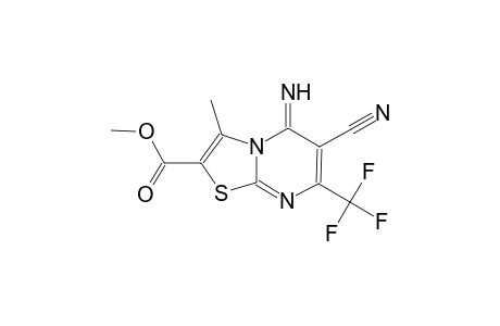 methyl 6-cyano-5-imino-3-methyl-7-(trifluoromethyl)-5H-[1,3]thiazolo[3,2-a]pyrimidine-2-carboxylate