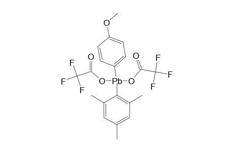 P-METHOXYPHENYL-(2,4,6-TRIMETHYLPHENYL)-LEAD-BIS-(TRIFLUOROACETATE)