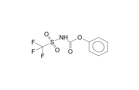 N-TRIFLUOROMETHYLSULPHONYL-O-PHENYLCARBAMATE