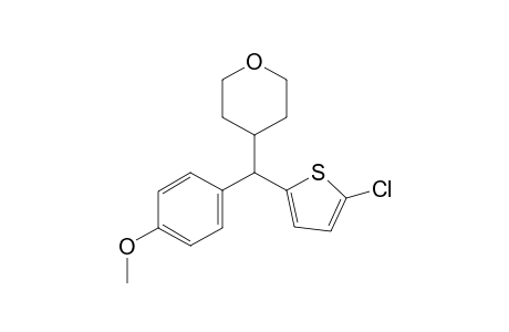 4-((5-chlorothiophen-2-yl)(4-methoxyphenyl)methyl)tetrahydro-2H-pyran