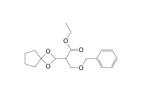 2-Benzyloxymethyl-2-(ethoxycarbonyl)-1,1-ethylenedioxycyclopentane