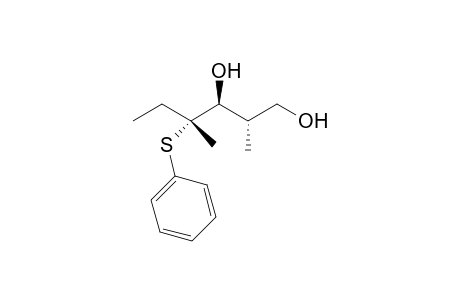 (2S,3S,4R)-2,4-dimethyl-4-(phenylthio)hexane-1,3-diol