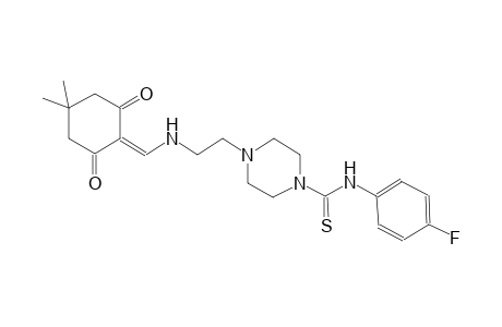 1-piperazinecarbothioamide, 4-[2-[[(4,4-dimethyl-2,6-dioxocyclohexylidene)methyl]amino]ethyl]-N-(4-fluorophenyl)-