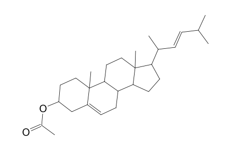26,27-Dinorergosta-5,22-dien-3-ol, acetate, (3.beta.,22E)-