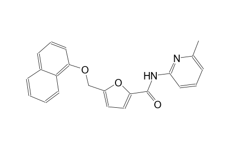 N-(6-methyl-2-pyridinyl)-5-[(1-naphthyloxy)methyl]-2-furamide