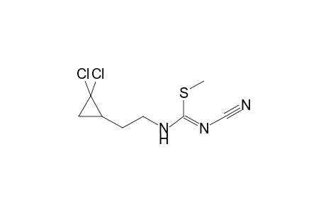 1-cyano-3-[2-(2,2-dichlorocyclopropyl)ethyl]-2-methyl-2-thiopseudourea