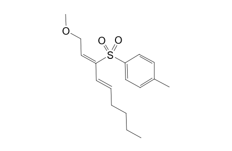 (2Z,4E)-1-Methoxy-3-(4-methylphenyl)sulfonyl-2,4-nonadiene