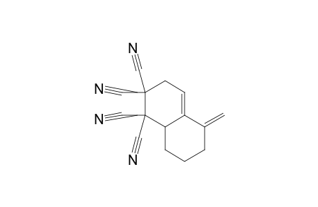 1,1,2,2-Naphthalenetetracarbonitrile, 3,5,6,7,8,8a-hexahydro-5-methylene-