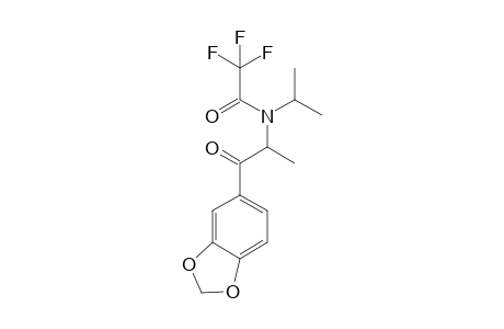 N-iso-Propyl-1-(3,4-methylenedioxyphenyl)-2-aminopropan-1-one TFA