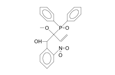 (1S,2R)-2-Diphenylphosphinoyl-2-methoxy-1-(2-nitro-phenyl)-but-3-en-1-ol