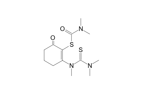 3-[(N'-Methylamino)-(N",N"-dimethyl-thiocarboxamido)]-2-[(N,N-dimethylamino)carbonylthio]-cyclohex-2-en-1-one