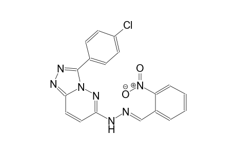 2-nitrobenzaldehyde [3-(4-chlorophenyl)[1,2,4]triazolo[4,3-b]pyridazin-6-yl]hydrazone