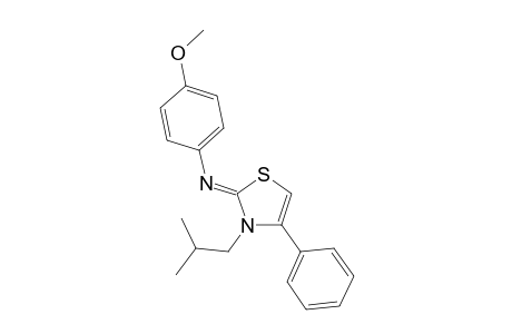 N-((2Z)-3-Isobutyl-4-phenyl-1,3-thiazol-2(3H)-ylidene)-4-methoxyaniline