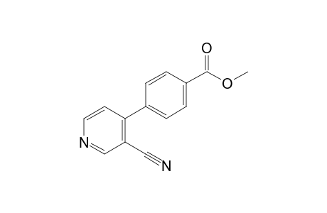4-(3-cyano-4-pyridinyl)benzoic acid methyl ester