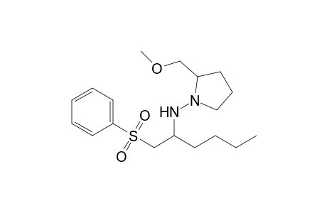2-[(2'-(Methoxymethyl)pyrrolidin-1'-yl)amino]hexyl phenyl sulfone