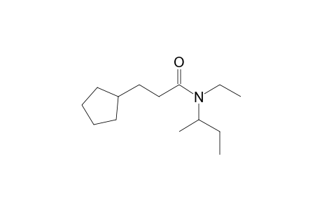 Propionamide, 3-cyclopentyl-N-(2-butyl)-N-ethyl-