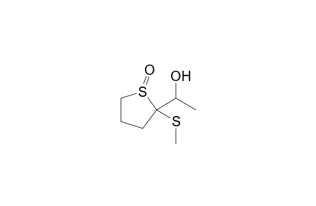 2-(1-Hydroxyethyl)-2-(methylthio)thiolane 1-oxide