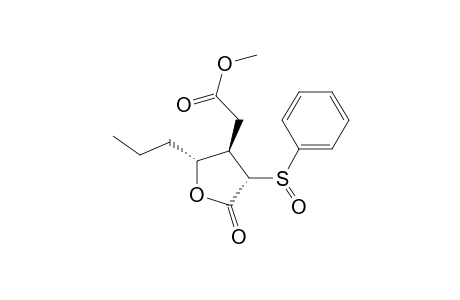 Methyl (2R,3R,4S)-[4-(Benzenesulfinyl)-5-oxo-2-propyltetrahydrofuran-3-yl]acetate
